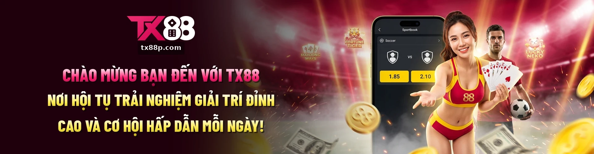 Chào mừng bạn đến với TX88 – nơi hội tụ trải nghiệm giải trí đỉnh cao và cơ hội hấp dẫn mỗi ngày!
