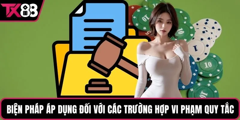 Biện pháp áp dụng đối với các trường hợp vi phạm quy tắc